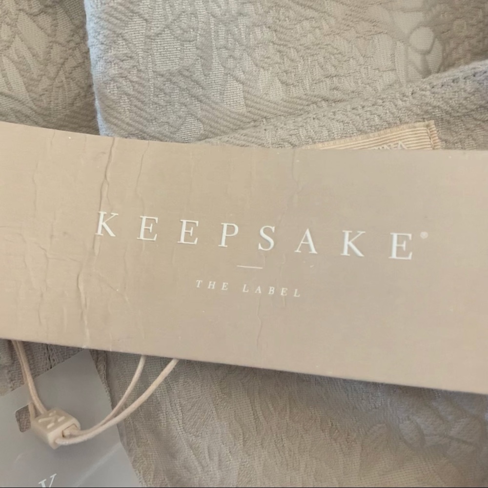 Keepsake STONE Beige GOT LOVE Wrap Tie Skirt - Picture 10 of 14